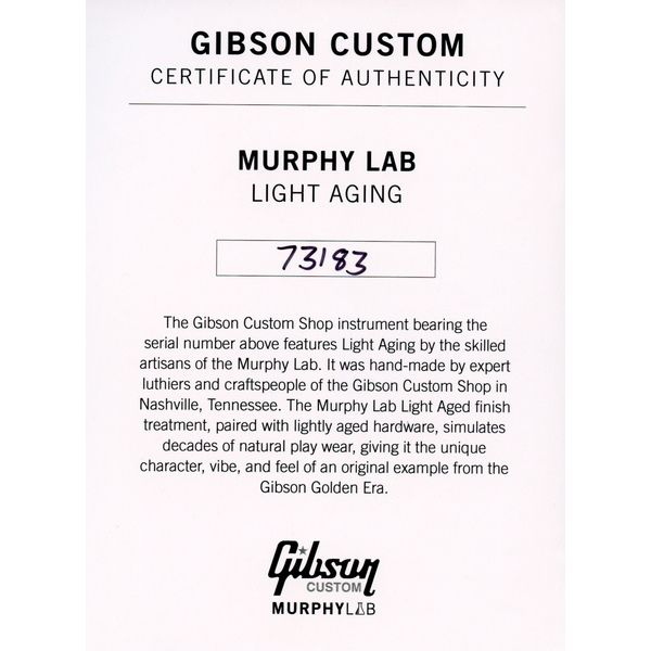 Gibson LP 57 Custom 3PU Bigsby LA