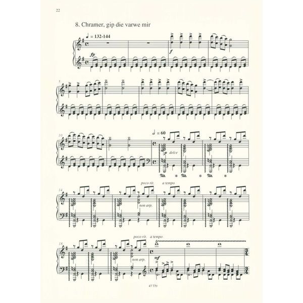 Schott Orff Carmina Burana Piano