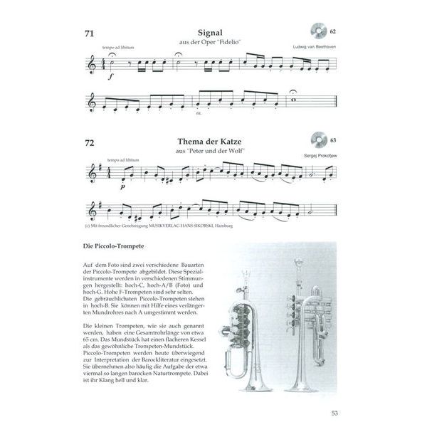 Weinberger Musikverlag Die Trompeterfibel 2