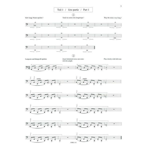 Editions Marc Reift Schule for Posaune Quart
