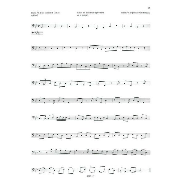 Editions Marc Reift Schule for Posaune Quart