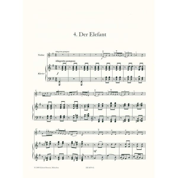 Edition Butorac Saint-Saëns Karneval Violin