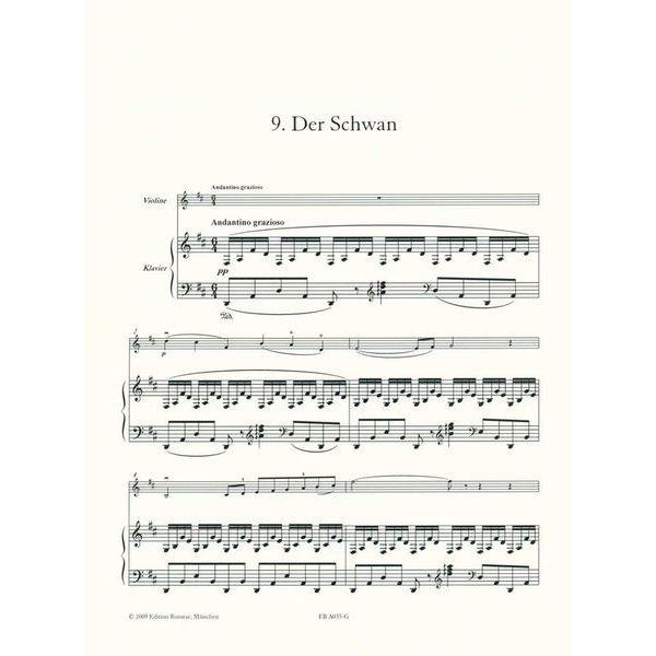 Edition Butorac Saint-Saëns Karneval Violin