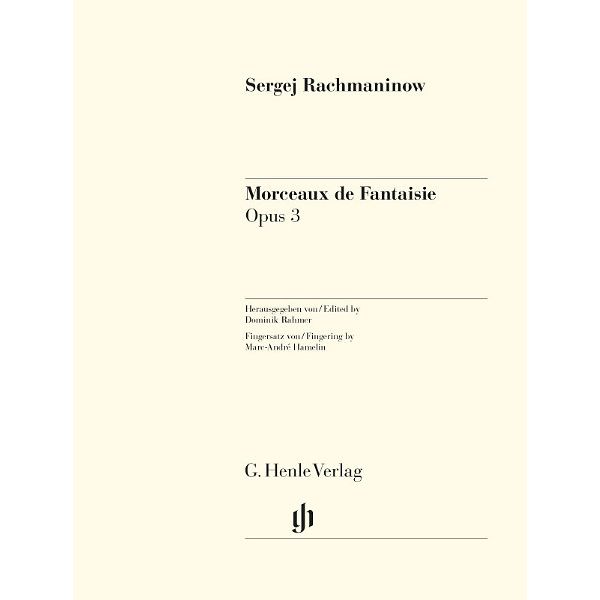 Henle Verlag Rachmaninow Morceaux opus 3