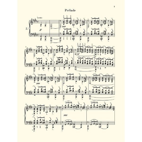 Henle Verlag Rachmaninow Morceaux opus 3