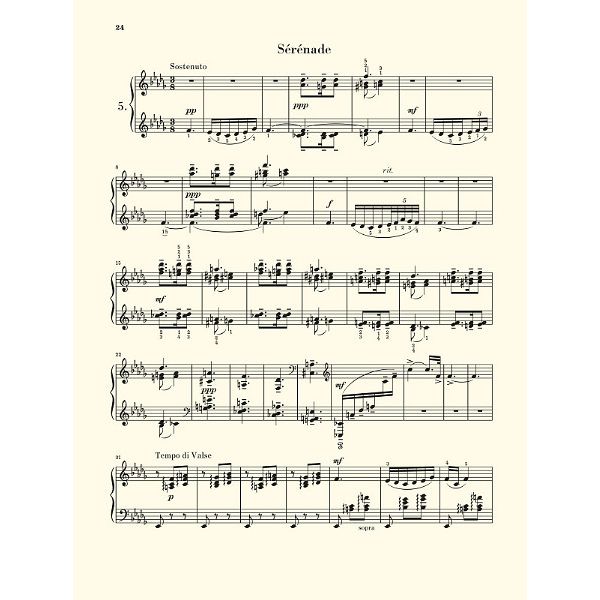 Henle Verlag Rachmaninow Morceaux opus 3
