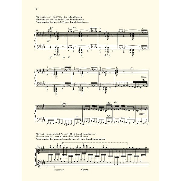 Henle Verlag Liszt Ungarische Rhapsodie 2