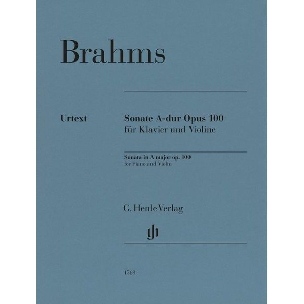 Henle Verlag Brahms Violinsonate A-Dur