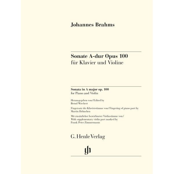 Henle Verlag Brahms Violinsonate A-Dur