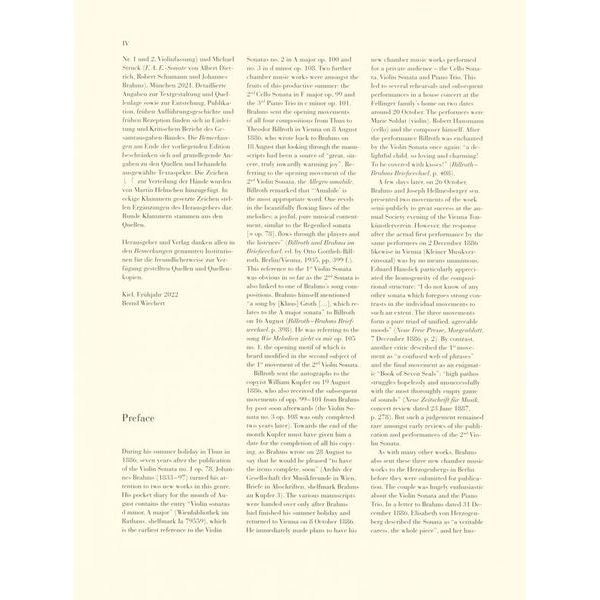 Henle Verlag Brahms Violinsonate A-Dur