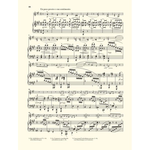 Henle Verlag Brahms Violinsonate d-moll