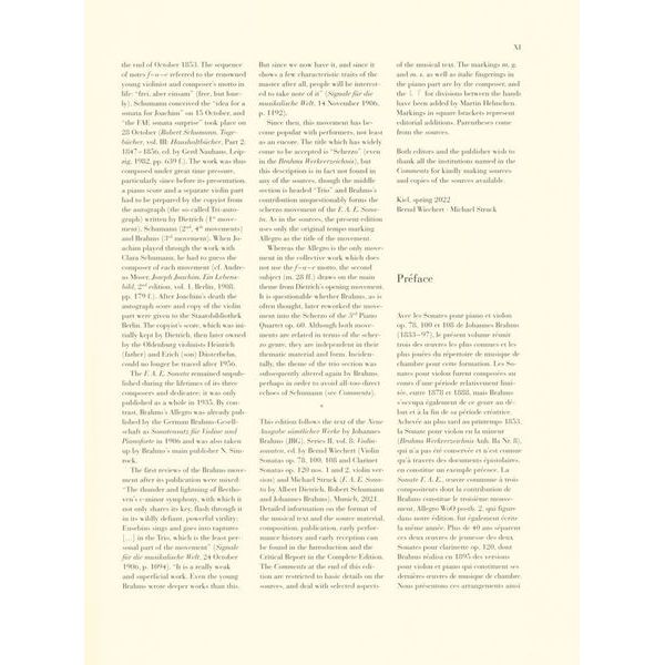 Henle Verlag Brahms Violinsonaten