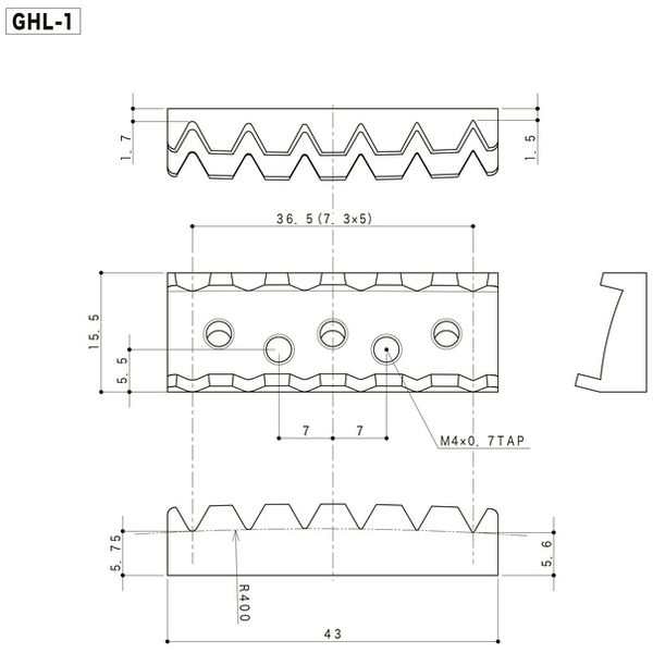 Gotoh GHL-1-B Locking Nut