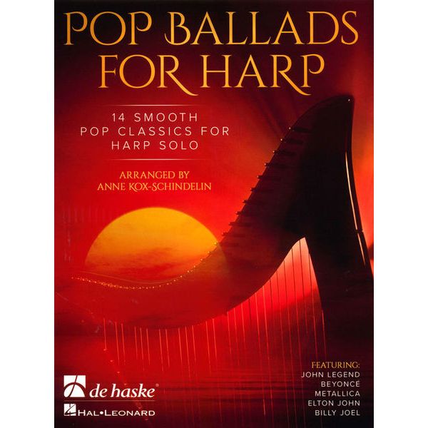 De Haske Pop Ballads for Harp