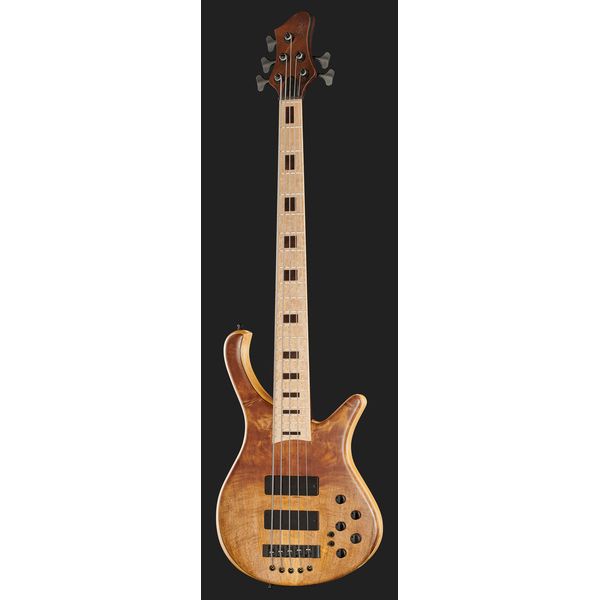 Franz Bassguitars Sirius 5 DC Walnut Burl