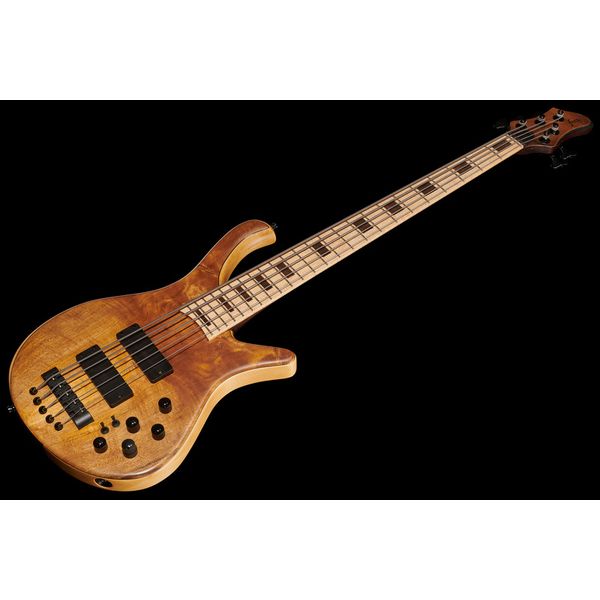 Franz Bassguitars Sirius 5 DC Walnut Burl