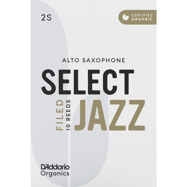 DAddario Woodwinds Organic Sel. Jazz Filed ALT 2S