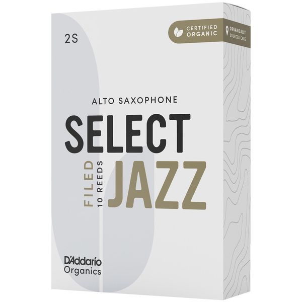 DAddario Woodwinds Organic Sel. Jazz Filed ALT 2S