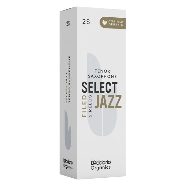 DAddario Woodwinds Organic Sel. Jazz Filed TEN 2S