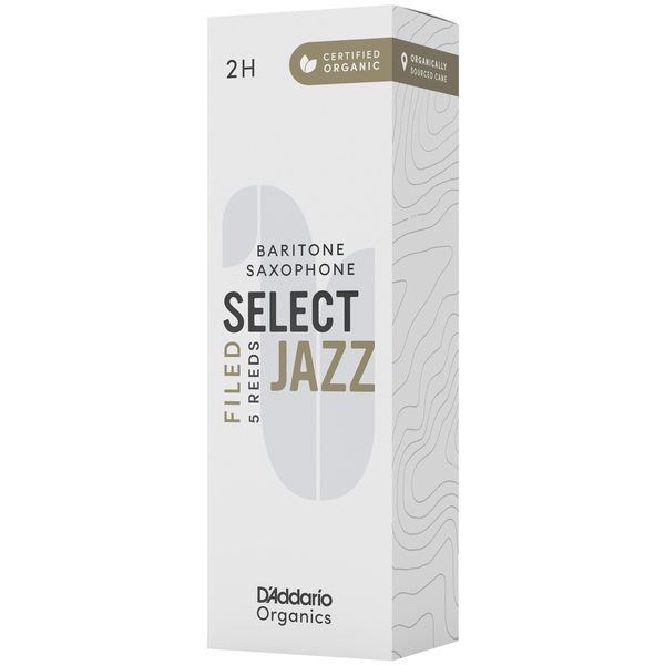DAddario Woodwinds Organic Sel. Jazz Filed BAR 2H