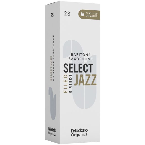 DAddario Woodwinds Organic Sel. Jazz Filed BAR 2S