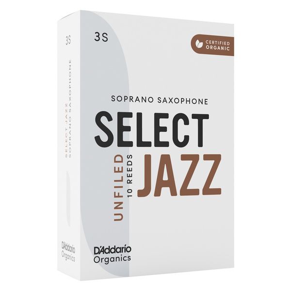 DAddario Woodwinds Organic Sel. Jazz Unf. SOP 3S
