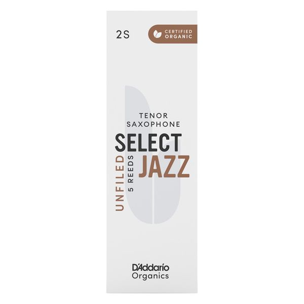 DAddario Woodwinds Organic Sel. Jazz Unf. TEN 2S