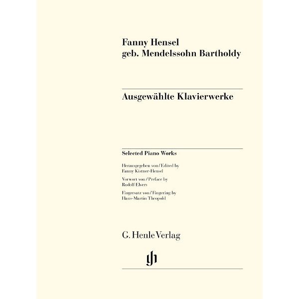Henle Verlag Fanny Hensel Klavierwerke