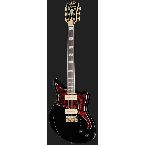 DAngelico Deluxe Bedford Solid Black