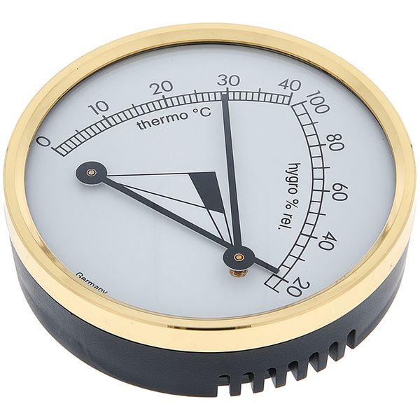 Thermometer with hygrometer, analogue - Climate control