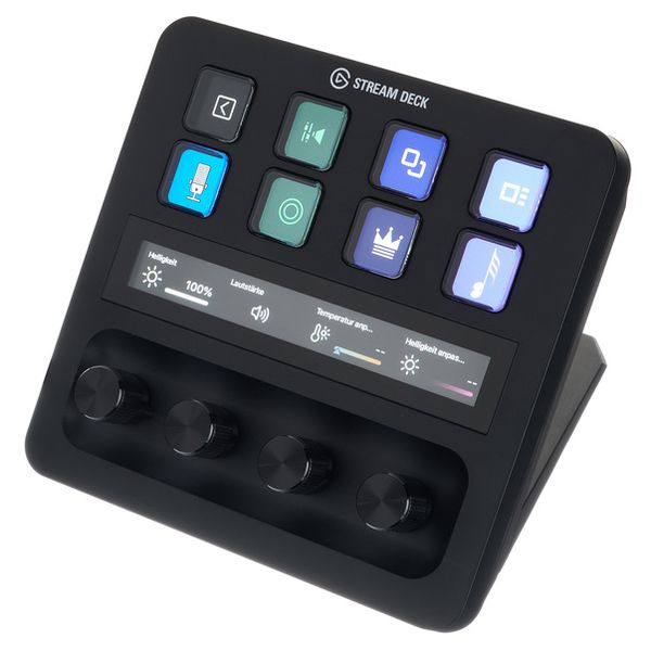 Elgato Stream Deck Plus 8 Keys 4 Dials Touch Game Control Content Creation  Black