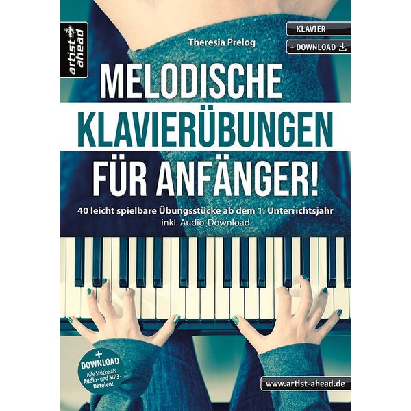 Artist Ahead Musikverlag Melodische Klavierübungen