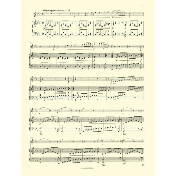 Breitkopf & Härtel Franck Sonate Nr. 1 c-moll