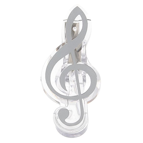 agifty Music Clip Violin Clef Silver