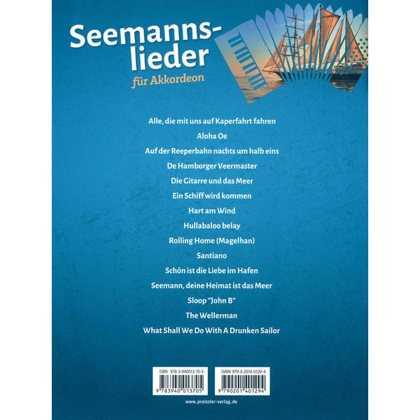 Musikverlag Preissler Seemannslieder