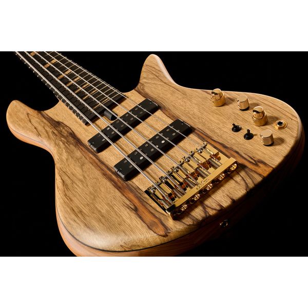 Fodera Emperor Std 5 Black Limba LTD