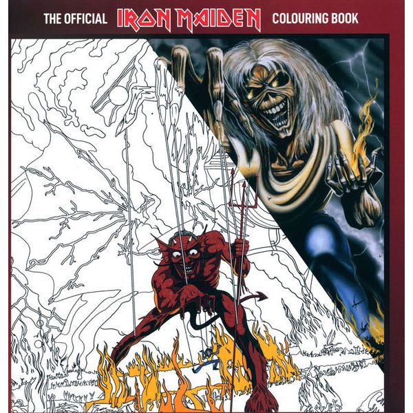 Rock n Roll Colouring Iron Maiden Colouring Book