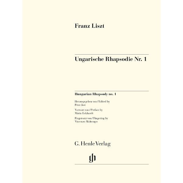 Henle Verlag Liszt Ungarische Rhapsodie 1