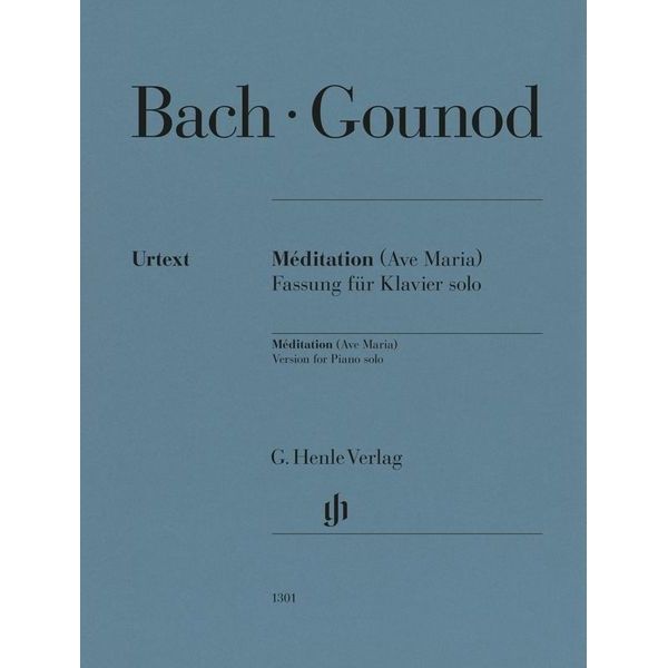 Henle Verlag Bach/Gounod Méditation