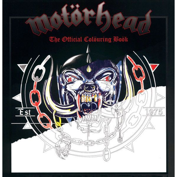 Rock n Roll Colouring Motörhead Colouring Book