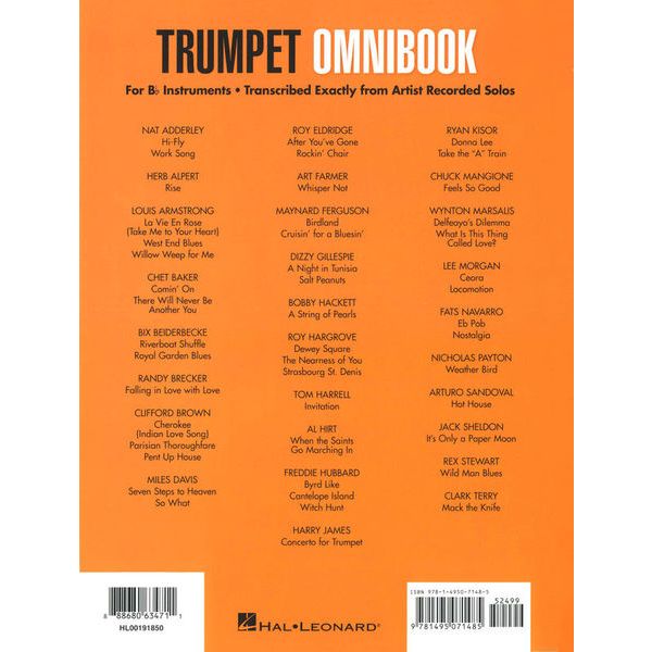 Hal Leonard Trumpet Omnibook