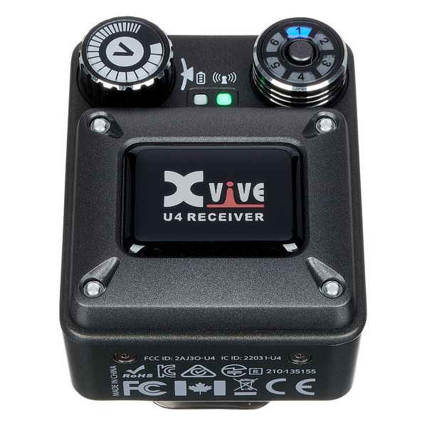 Xvive In-Ear Monitor Wireless System with T9 In-Ear Monitors and Trave