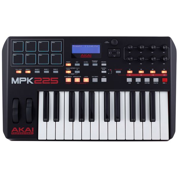 AKAI Professional MPK 225 AIEP3 Bundle