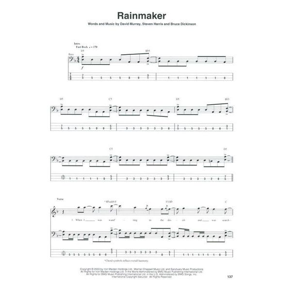 Hal Leonard Hard Rock Bass Bible