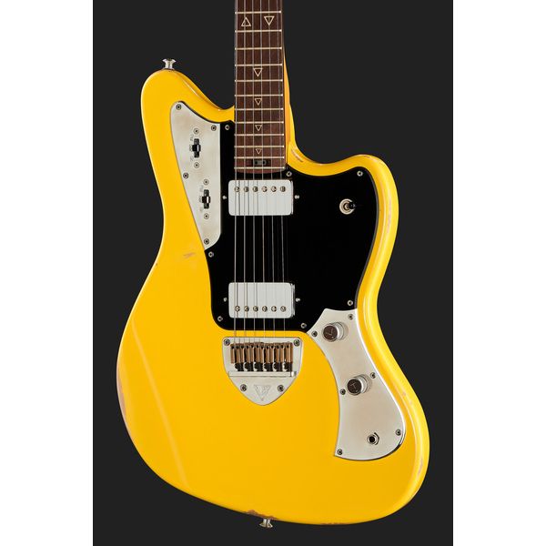 Valiant Guitars Jupiter Distressed Yellow