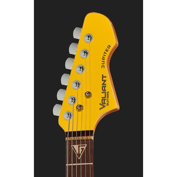 Valiant Guitars Jupiter Distressed Yellow