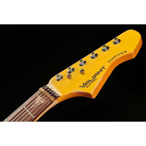 Valiant Guitars Jupiter Distressed Yellow