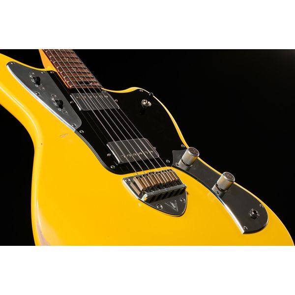 Valiant Guitars Jupiter Distressed Yellow