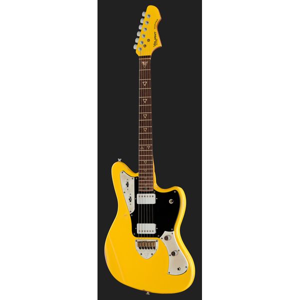 Valiant Guitars Jupiter Distressed Yellow