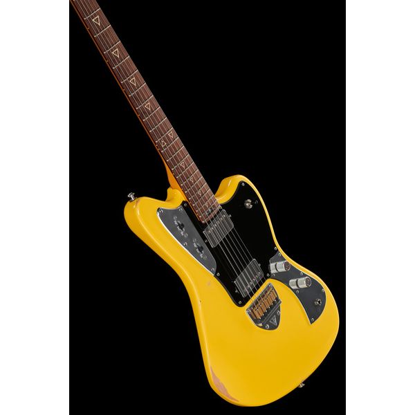 Valiant Guitars Jupiter Distressed Yellow